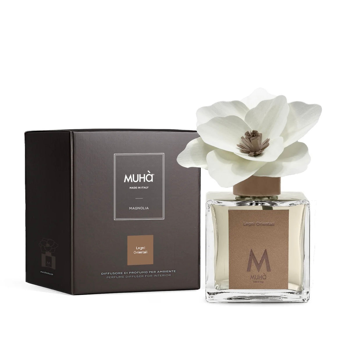 MUHÀ Magnolia Diffuser Profumatore ambiente con magnolia 500ml - Legni orientali