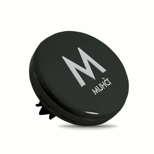 MUHÀ Car Diffuser ricaricabile Legni e Tè - Profumatore d'auto Intraprendenza e Personalità