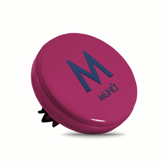 MUHÀ Car Diffuser ricaricabile Lino e Cotone - Profumatore d'auto Semplicità e raffinatezza