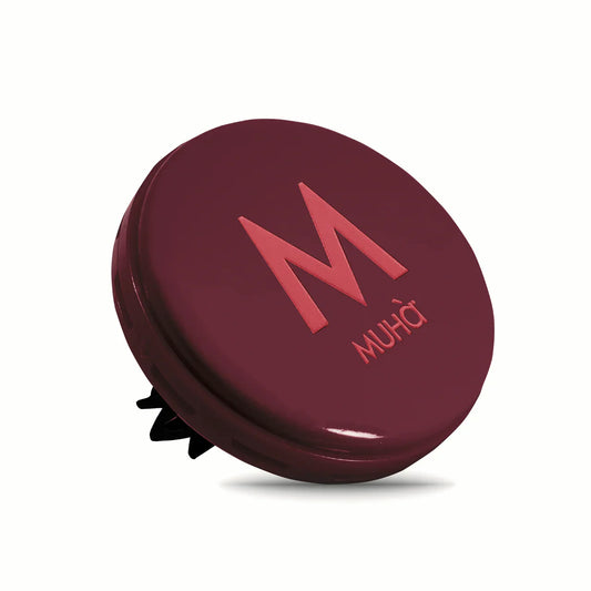 MUHÀ Car Diffuser ricaricabile Melograno - Profumatore d'auto Coraggio e Sicurezza
