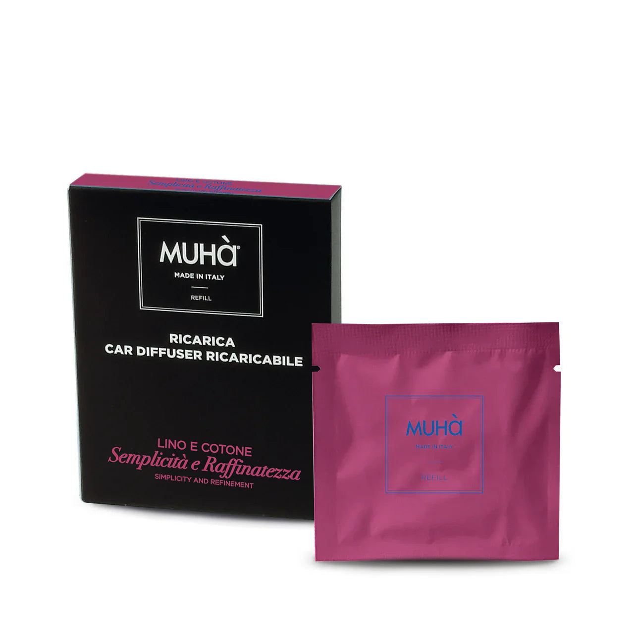 MUHÀ Ricarica auto Lino e Cotone - Refill car diffuser
