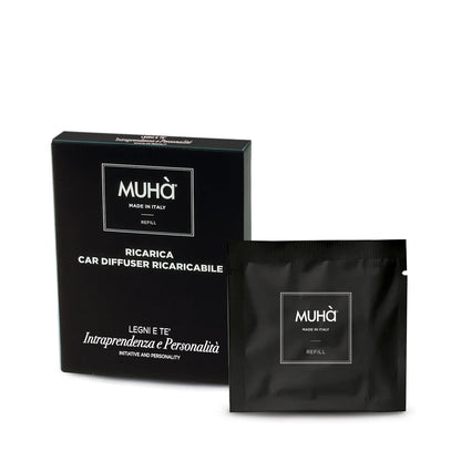 MUHÀ Ricarica auto Legni e Tè - Refill car diffuser