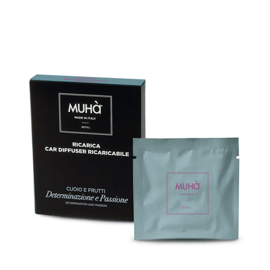 MUHÀ Ricarica auto Cuoio e frutti - Refill car diffuser
