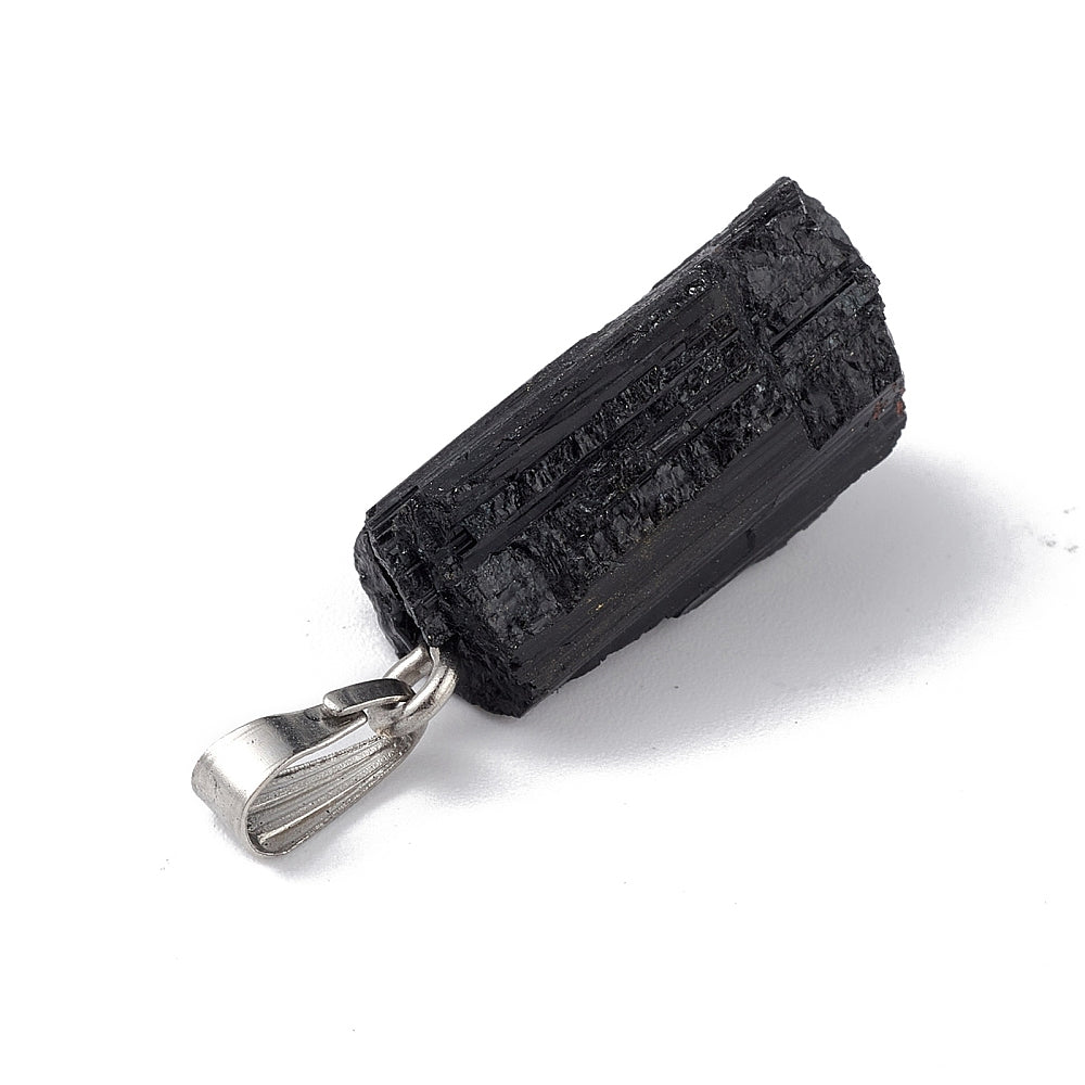 Ciondolo in Tormalina nera grezza - Protezione dalle energie negative