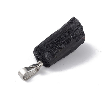 Ciondolo in Tormalina nera grezza - Protezione dalle energie negative