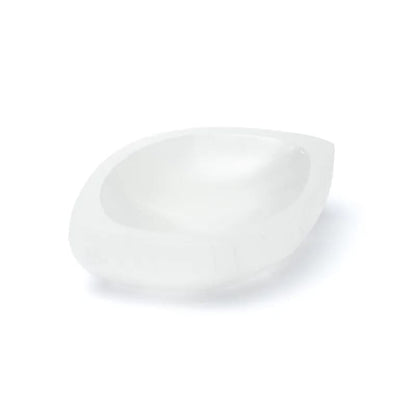 Ciotola lucidata a forma di occhio in Selenite