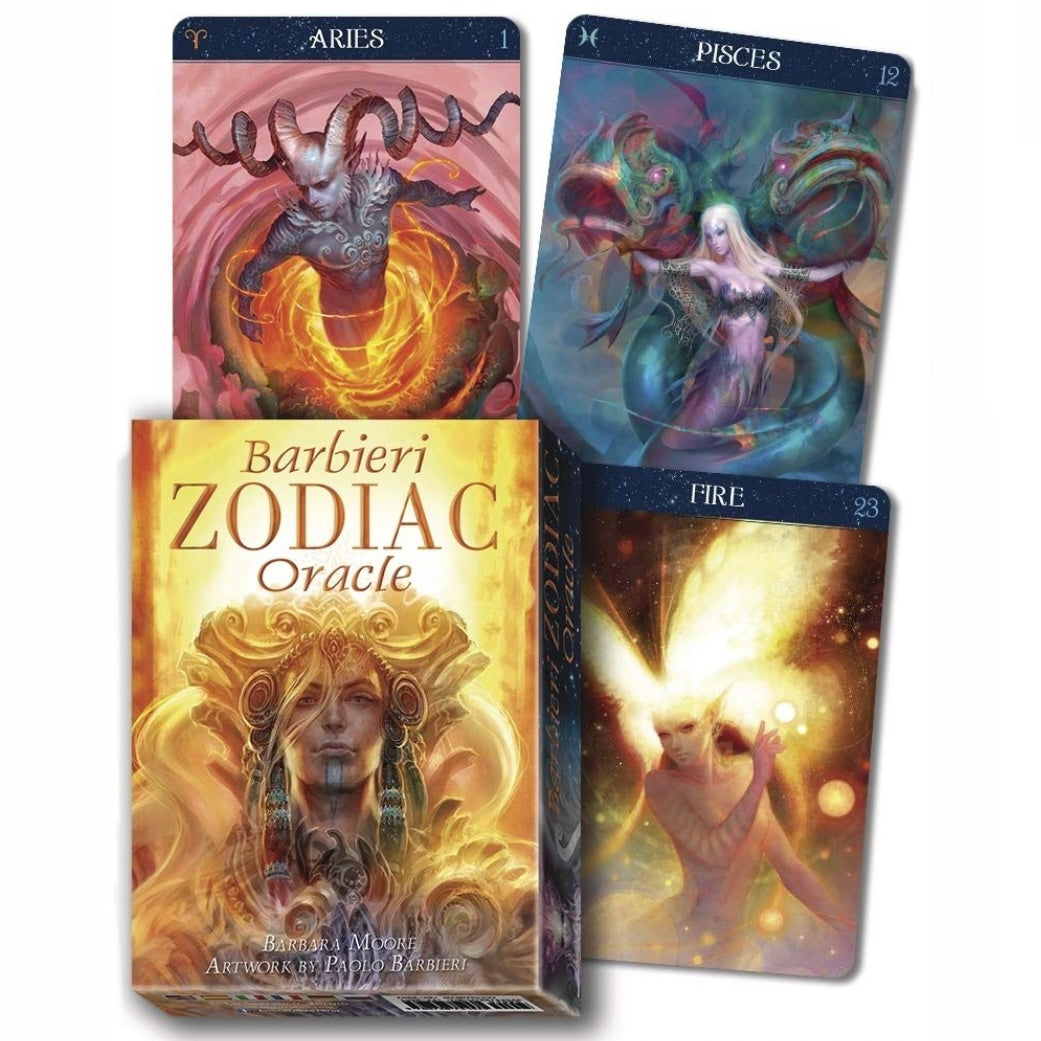 Lo Scarabeo "Barbieri Zodiac Oracle" - 26 Carte Oracolo con istruzioni