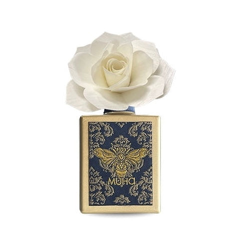 MUHÀ Art Diffuser Fiori di Cotone - Profumatore d'ambiente con rosa - 100ml / 200ml / 750ml / 3000ml