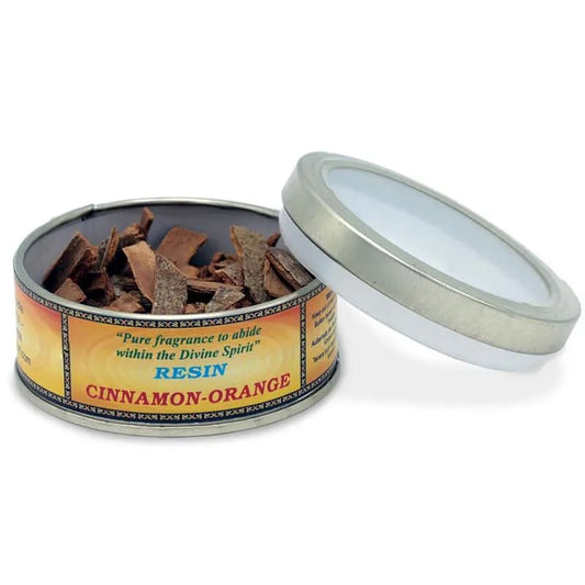 Cinnamon-Orange Incenso in Resina 100% Naturale - 30g - clorophilla-shop