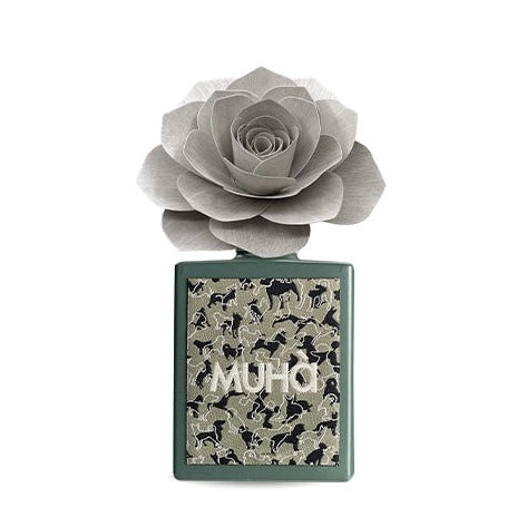 MUHÀ Art Diffuser Acqua e Sale - Profumatore d'ambiente con rosa - 100ml / 200ml / 750ml