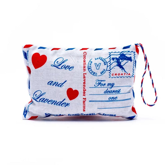 Cuscino cartolina alla Lavanda - Regalo aromaterapico - clorophilla-shop