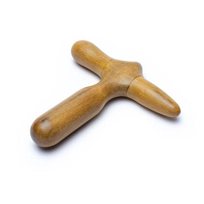 Set Massaggio in Legno di Sandalo per corpo, viso, mani e piedi - sacchetto da 3pz