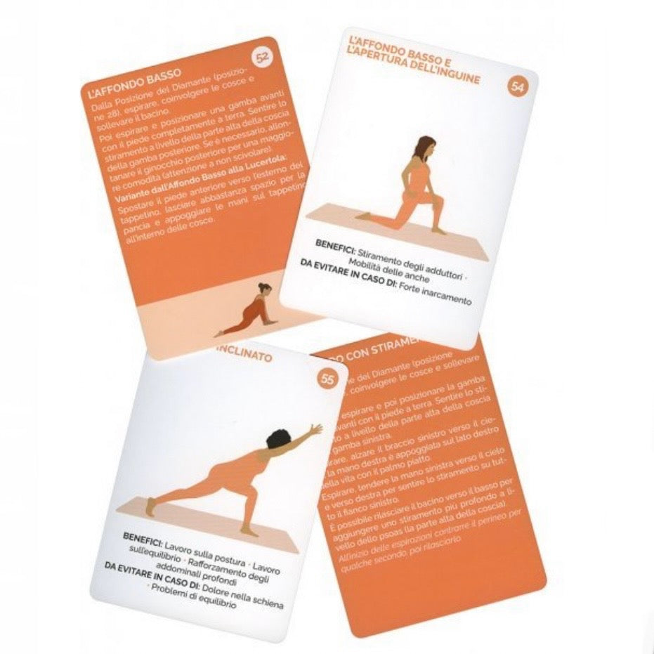 Lo Scarabeo "JustAsana - Yoga per Mamme" - 115 carte pratica Yoga in gravidanza