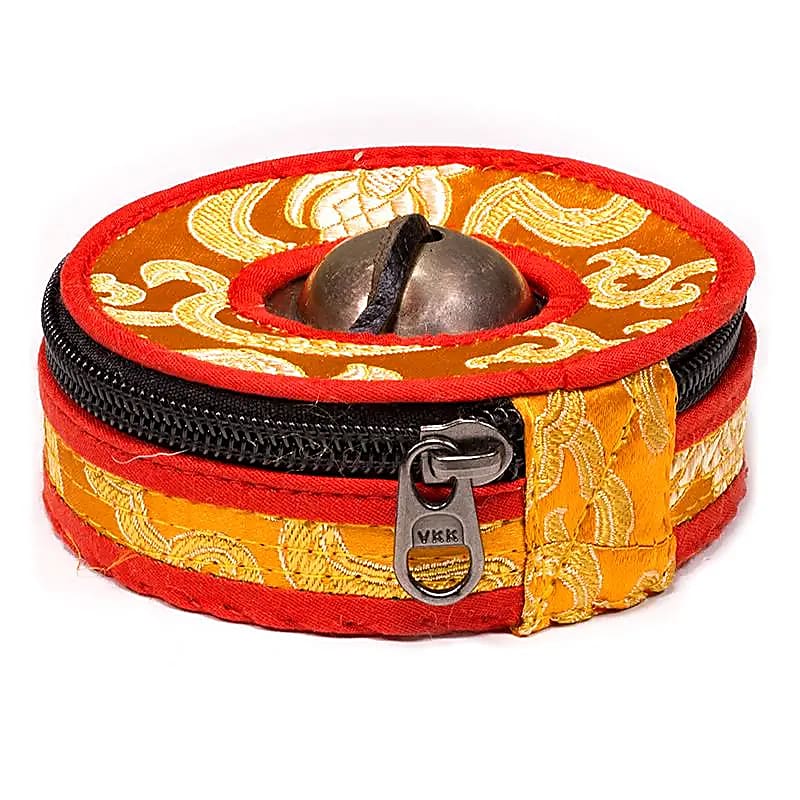 Custodia per cimbali arancione/rosso 2 misure