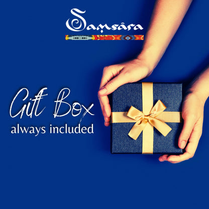 Samsara Bracciale in Malachite Naturale - Shamballa Tibetano Buddista - Filo in Cotone Cerato, Vari colori