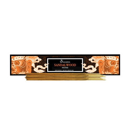 SAMSARA - Incenso Indiano in Stick Artigianale - SANDALWOOD - 15g - SamsaraFragrances